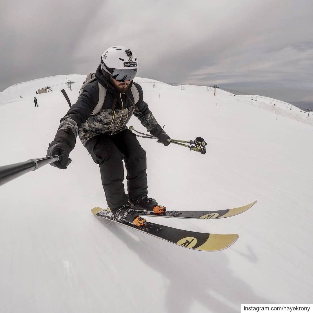 W. H. E. E. L. I. E 🛫⛷️... skiseason skiing skiaddict skilife... (Mzaar Ski Resort Kfardebian)
