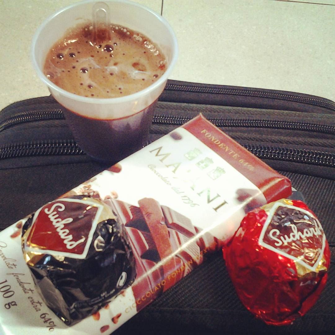 Waiting my flight back home with these delights..... Lebanon here I come!...