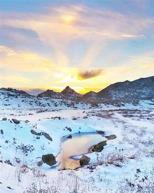 Walking in a winter wonderland...❄ ❄ ❄ ... (El Laqloûq, Mont-Liban, Lebanon)