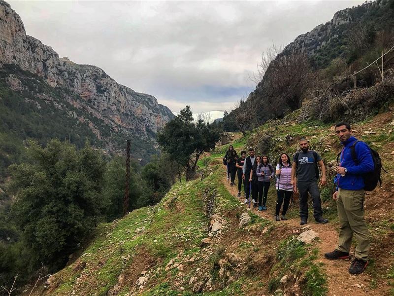 Walking in the valley of the saints 👌🏻 (Qannoubine Valley)