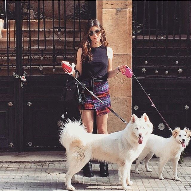 Walking these two beauties 🐶🐩 beirut beirutcity achrafieh lebanon lebanese (Achrafieh, Lebanon)