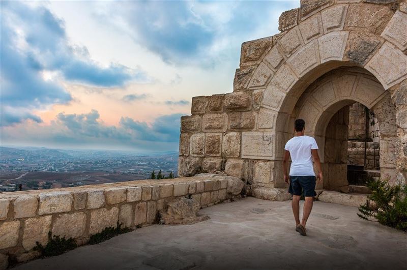 Walking through History 🏰 .......... travel  travelblogger ... (Beaufort Castle, Lebanon)