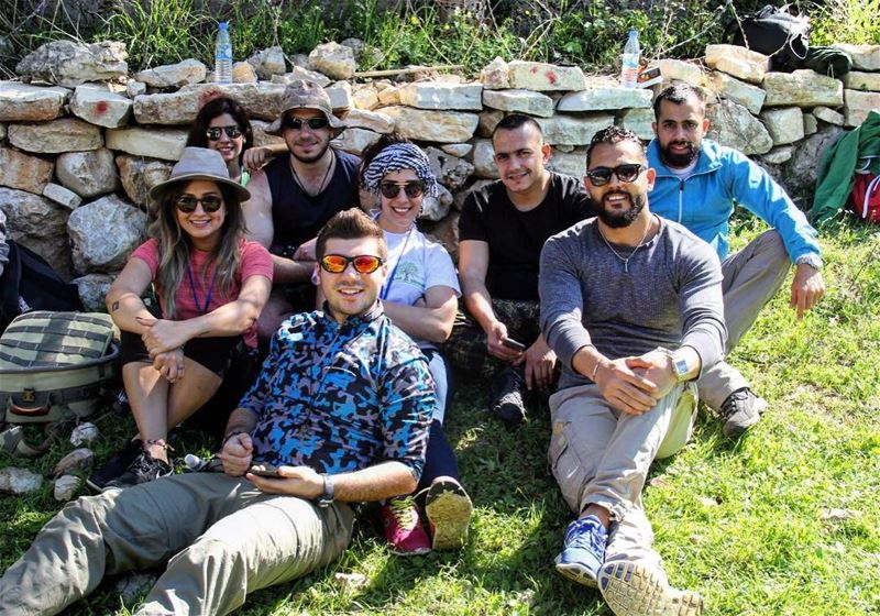 walكing team friends ❤⛰ lebanon  lebanon_hdr  gopro  goprolife ... (Zebquine South Lebanon)