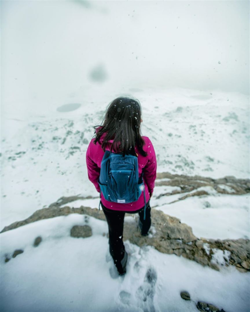 wandering in a winter wonderland with my waterproof @matador.up backpack... (Akoura, Mont-Liban, Lebanon)