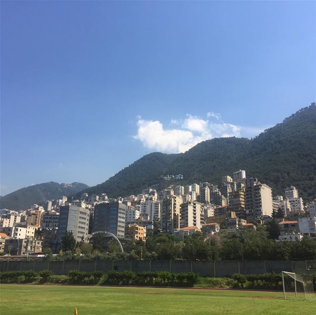  wanderlust  whatsuplebanon  ptk_lebanon  mountains  buildings ... (Stade Fouad Chehab - Jounieh)