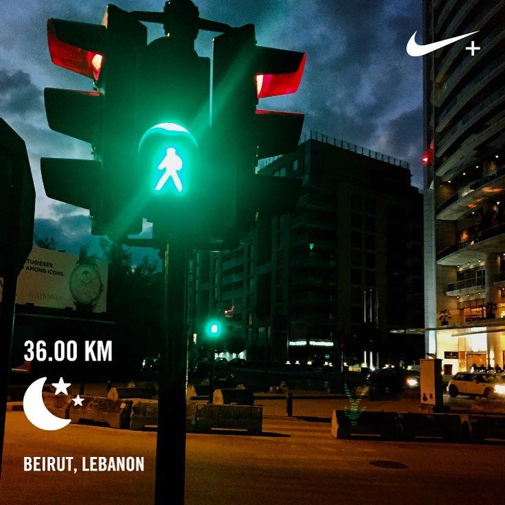 Wasn’t my best run, but my longest!   sundayrunday  🏃🏻 beiruncrew ... (Beirut, Lebanon)