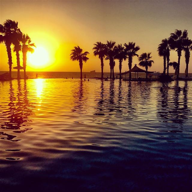 Watch more  sunsets than  netflix!   lebanon  livelovelebanon ... (Pangea Beach Resort)