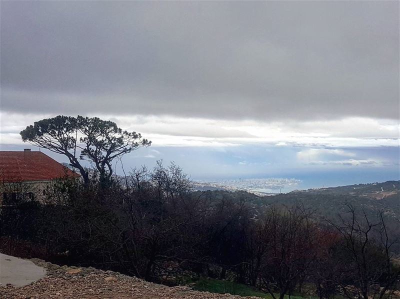 Watching over the city...... 1350m  beirut  oldarchitecture  oldhouse ... (Lebanon)