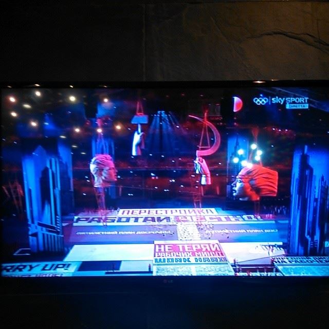 Watching  sotchi2014 live on  skysports  russia ...