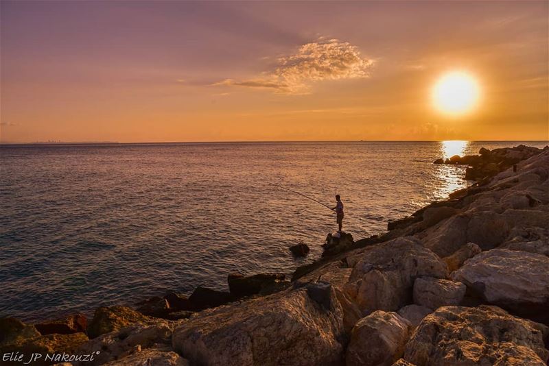 Watching sunsets makes you feel stronger.. nikon  photography  sigmaart... (Byblos - Jbeil)