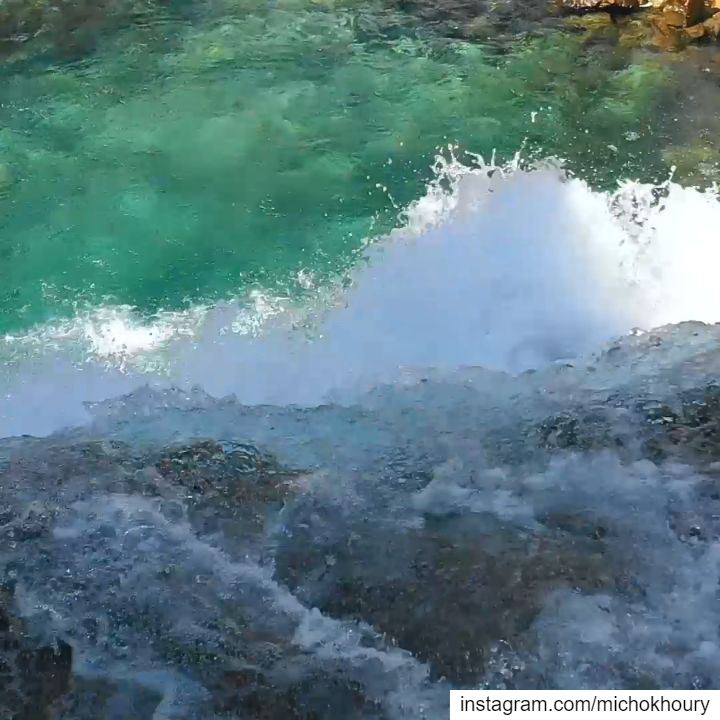 Waterfall drone diving @djiglobal... Lebanon  fromwhereidrone ... (Afka, Mont-Liban, Lebanon)
