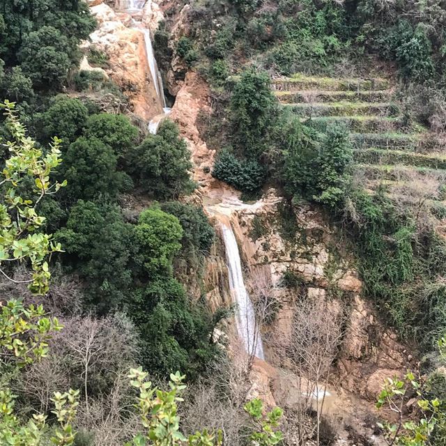 Waterfall in love 😍 (Bsharri, Lebanon)