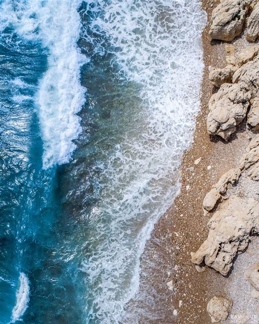 Wave After Wave 🌊...  lebanon  batroun  dji  drones  quadcopter ... (Batroûn)