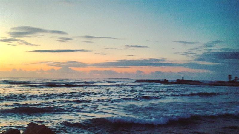 Waves are the voices of tides. Tides are life. They bring new food for... (Tripoli, Lebanon)