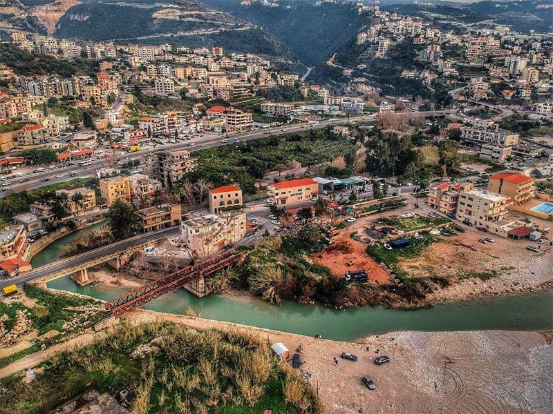 We build too many walls not enough bridges🌉  djiglobal  godrone ... (Beirut, Lebanon)