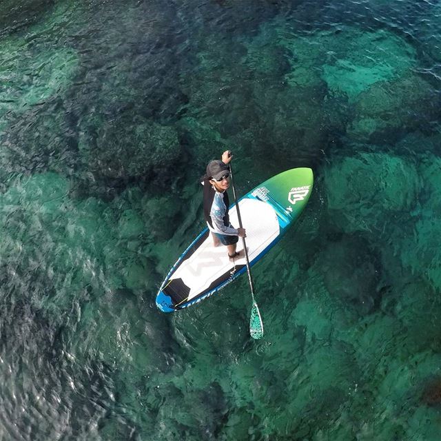 We dream in colors borrowed from the sea. 🏄  standuppaddle  paradise ...
