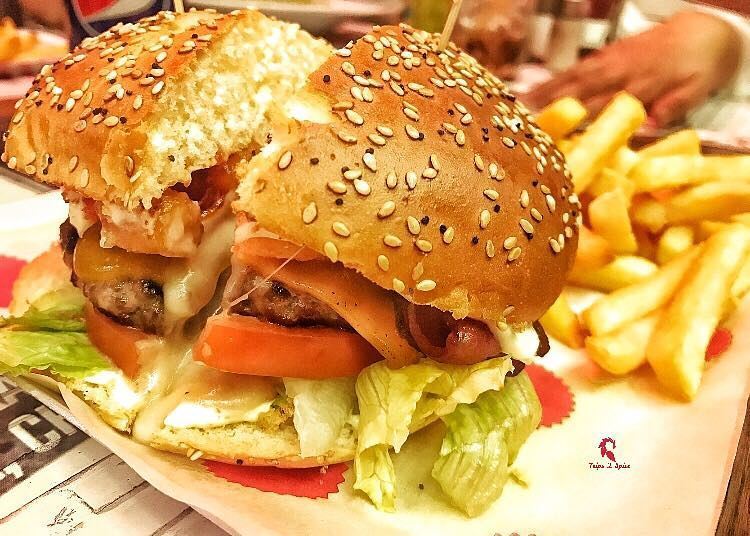 We got the blues with the famous Cordon Blues burger 🍔🍟================= (Crepaway)