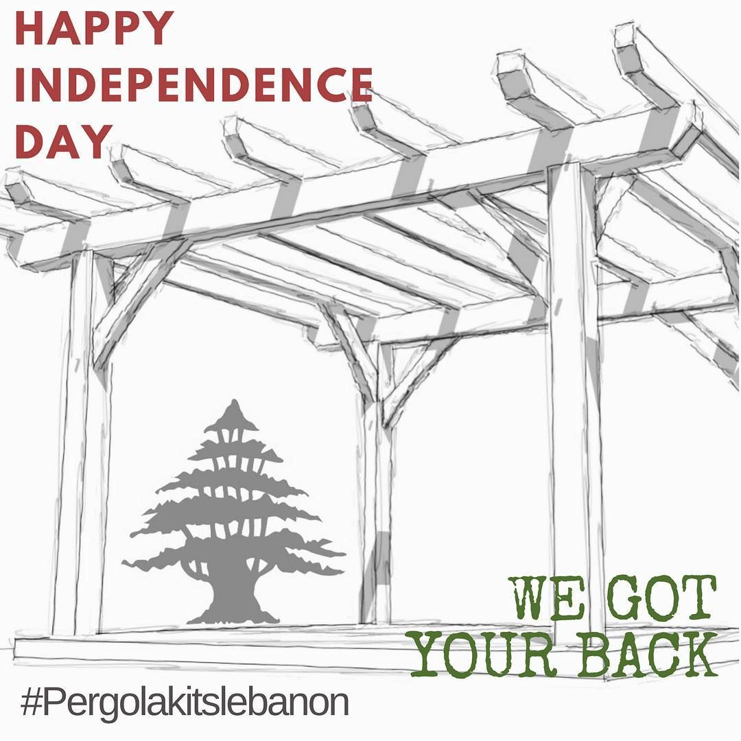 We Got You Covered!Happy Independence Day🇱🇧 PergolaKitsLebanon ... (Lebanon)