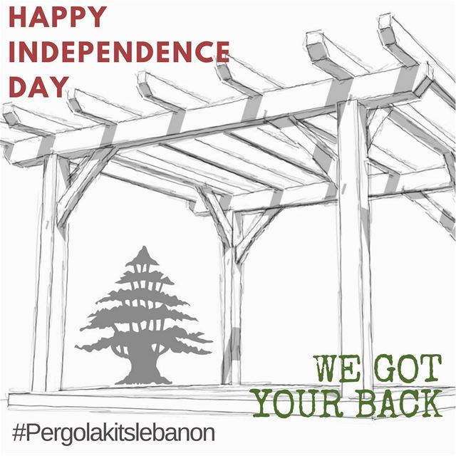 We Got You Covered!Happy Independence Day🇱🇧 PergolaKitsLebanon ... (Lebanon)