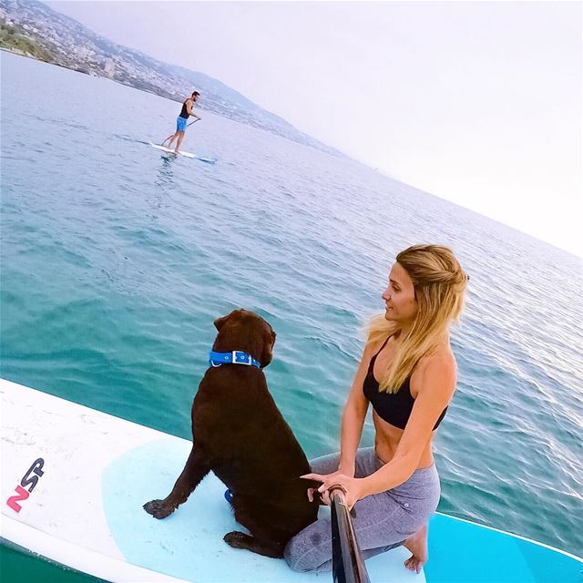 We miss stand up paddle boarding and we miss it with Benny, our favorite... (Jbeil-Byblos)