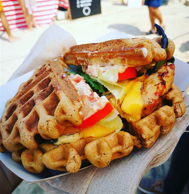 "We need to remember what's important in life: friends, waffles, work. Or... (Ta7t El Ri7 - Anfeh)