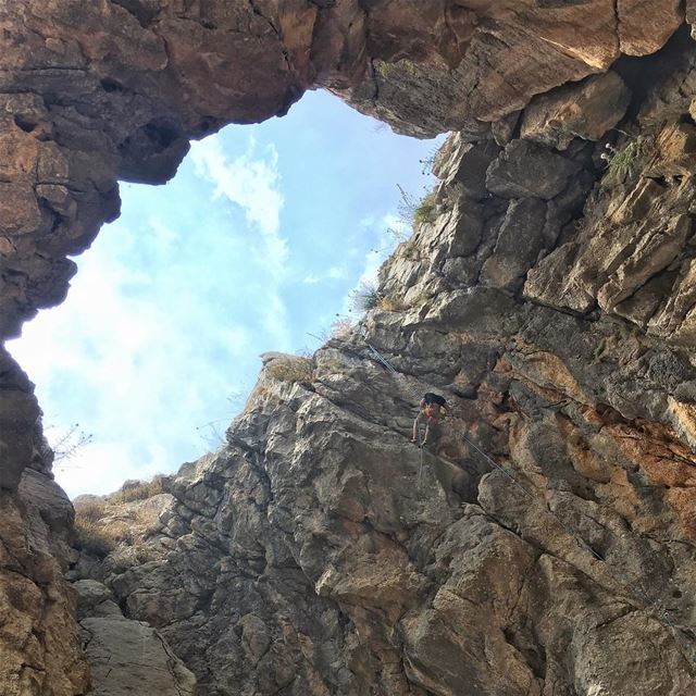 We upgraded our last week post “through the hole” to a bigger hole!!...... (El Laklouk, Mont-Liban, Lebanon)