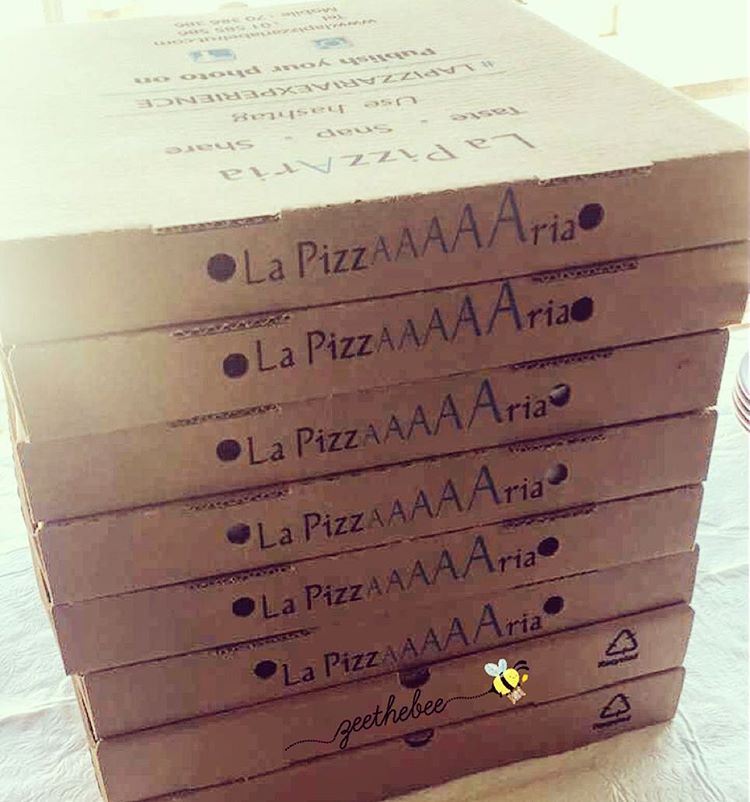 Welcome home babies 🍕🍕🍕🍕🍕🍕🍕🍕@lapizzariabeirut ... pizza ...