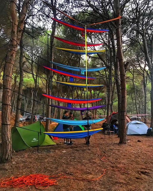Welcome to our great HammockTower! ❤️💙💛💚 (Brummana)