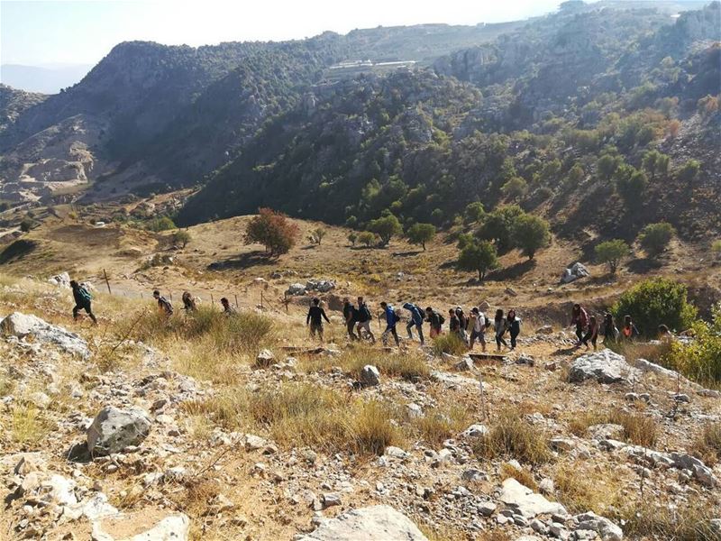 Welcoming College Aintoura students in  JabalMoussa! livelovejabalmoussa ...