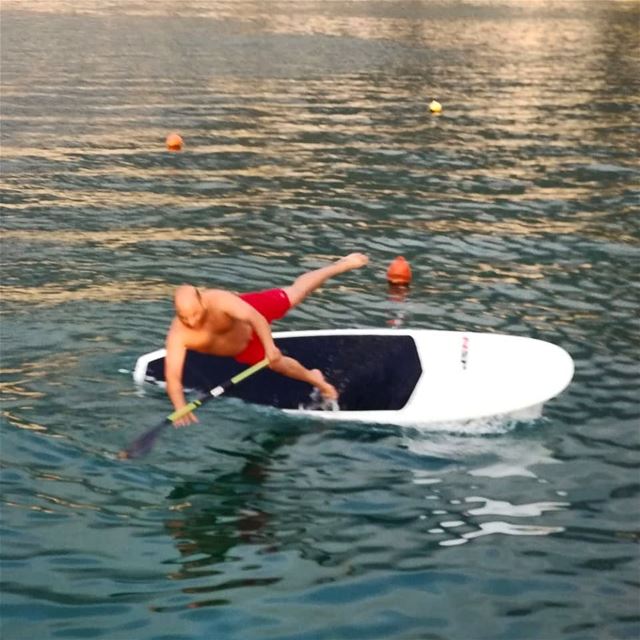 Well...it’s Wednesday 🤷‍♂️... outdoors  sport  lebanon  sup  standup ... (Surf Shack Lebanon)