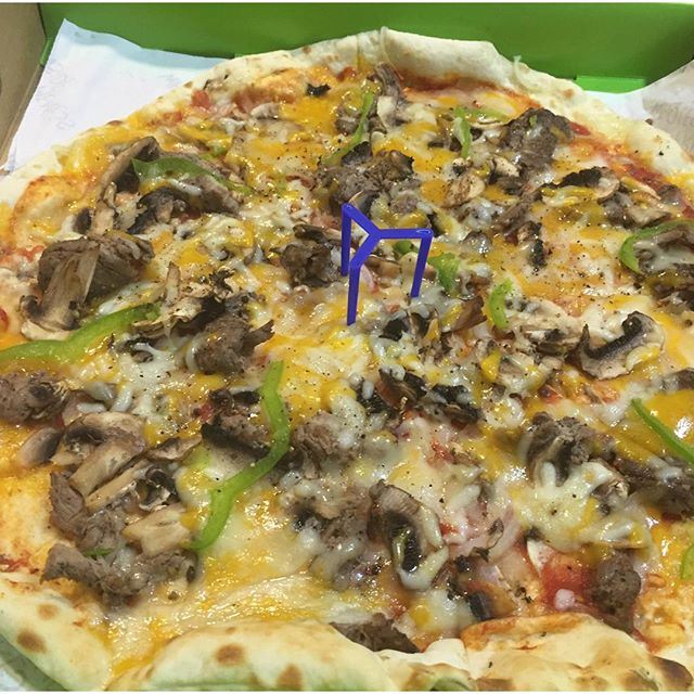 Well we all pretty much love pizza and cheese here in Lebanon, so I think when you ass a little of mushroom on top well be amazing  (Zaatar W Zeit)