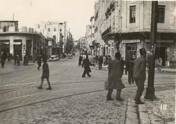 Weygand street, Corner of Foch  1942