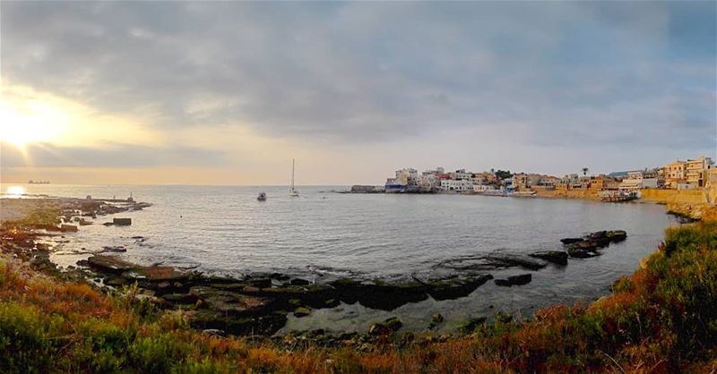 What a magical sunset by the Bahsa bay 🌊🌅🌊  protectoursea  summervibes ... (NCMS-National Center for Marine Sciences  / CNRS-Lebanon)