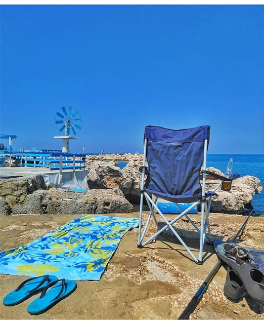 What a perfect day to go to the beach @hilalsfarjalani-------------------- (Anfeh Al-Koura أنفه الكورة)