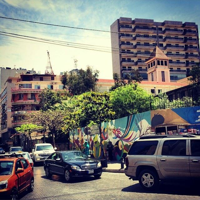 What can someone say to a place he loves other than see you soon! beirut hamra sunshine beirutcity lebanon LebaneseLife Lebanese