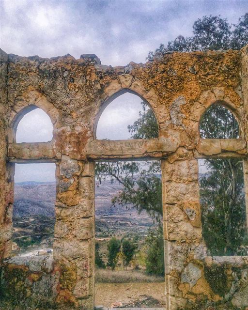 What do we frame our views with? Is it with remains of our hopes, our... (El Qlaïaâ, Al Janub, Lebanon)