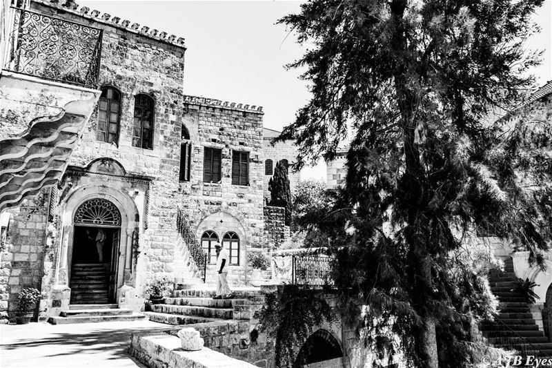 What I like about black & white photographs is that it’s more like reading... (El-Mukhtarah, Mont-Liban, Lebanon)