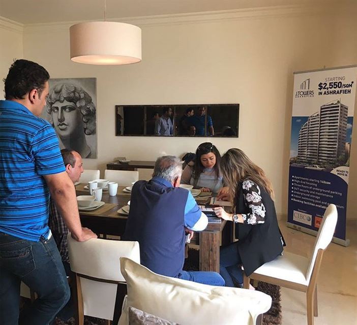 What's going on at J TOWERS ASHRAFIEH open day? Visit us today & tomorrow... (Achrafieh, Lebanon)