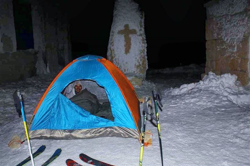 What's next ?  faraya  farayalovers  mzaar  mzaarchallenge  camping ... (Mzaar 2400m)