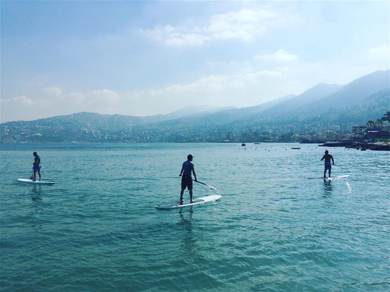 What's SUP? 🏝🏝🏝.. summer  happy  like4like  livelife  paddle ... (Surf Shack Lebanon)