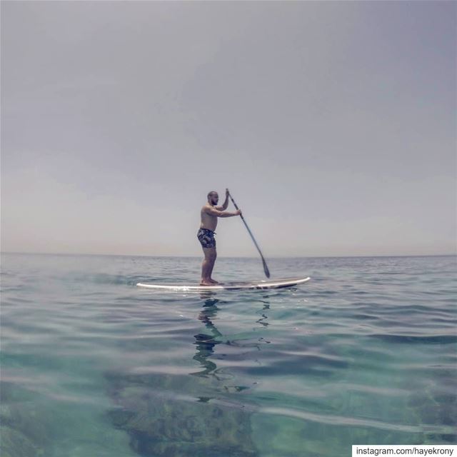 What'SUP?... 🚣‍♂️... standuppaddle  gopro  aquaholic  Outdoorlife ... (Batroûn)