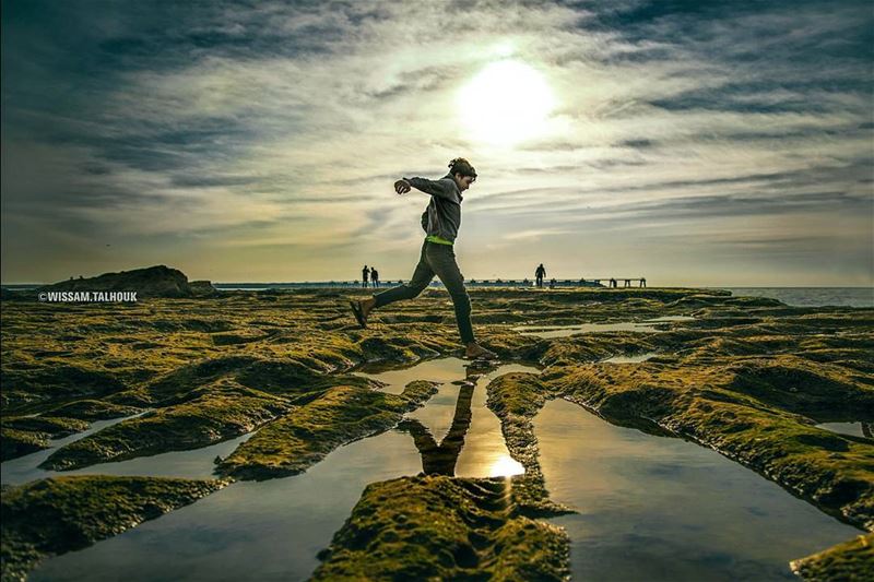 Whatever pool of possibility stands before you, JUMP IN!  sunset ... (Beirut, Lebanon)