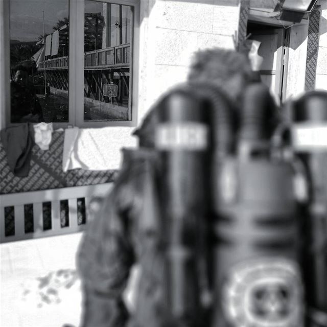 When a serious diver smiles -  ichalhoub in  Batroun north  Lebanon / ...