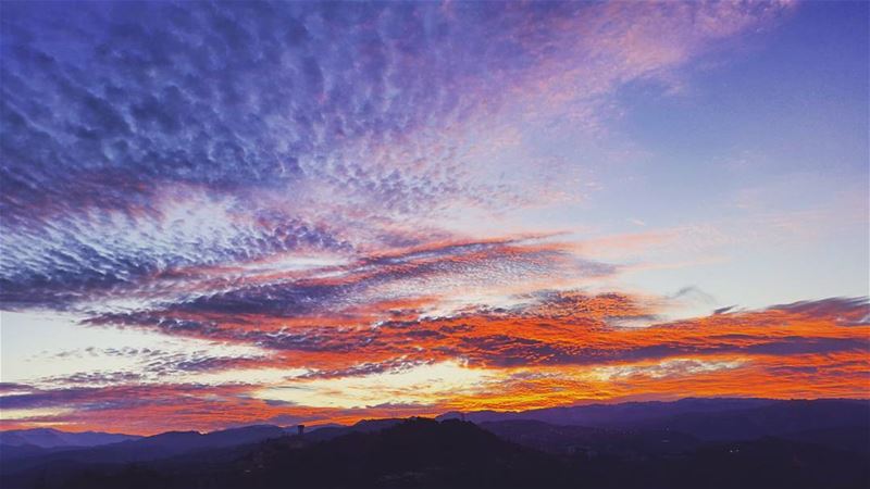 When art huts your morning.  clouds  cloudporn  lebanon  sky  beautiful ... (Lebanon)