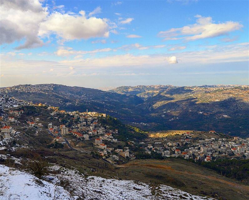 "When everything feels like an uphill struggle,just think of the view from... (Sawfar, Mont-Liban, Lebanon)