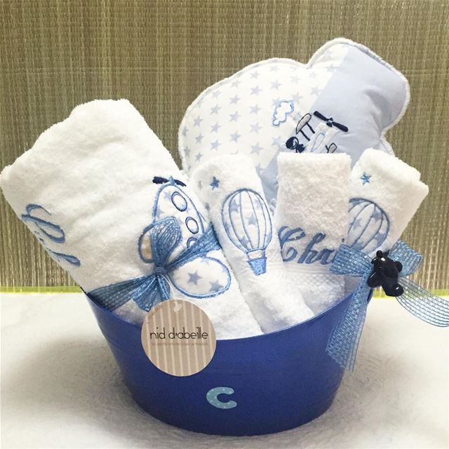 When i grow up i want to be a pilot ☁️ Newborn Basket full of love. ✈️...