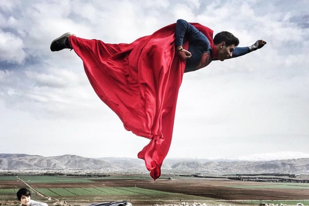 When I grow up I want to be Superman!🔴 SpotTheLittleKid🔴 bekaa ... (`Ammiq, Béqaa, Lebanon)