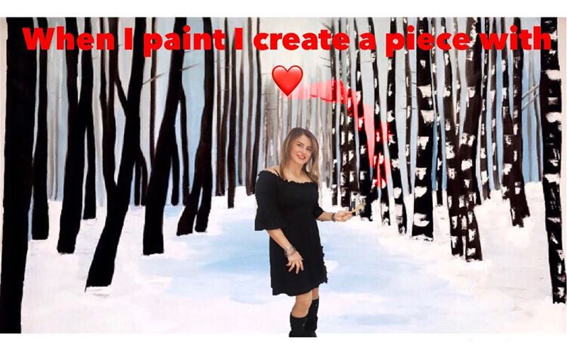 When I paint , I create a piece with love❤️ art oilpainting fineart...