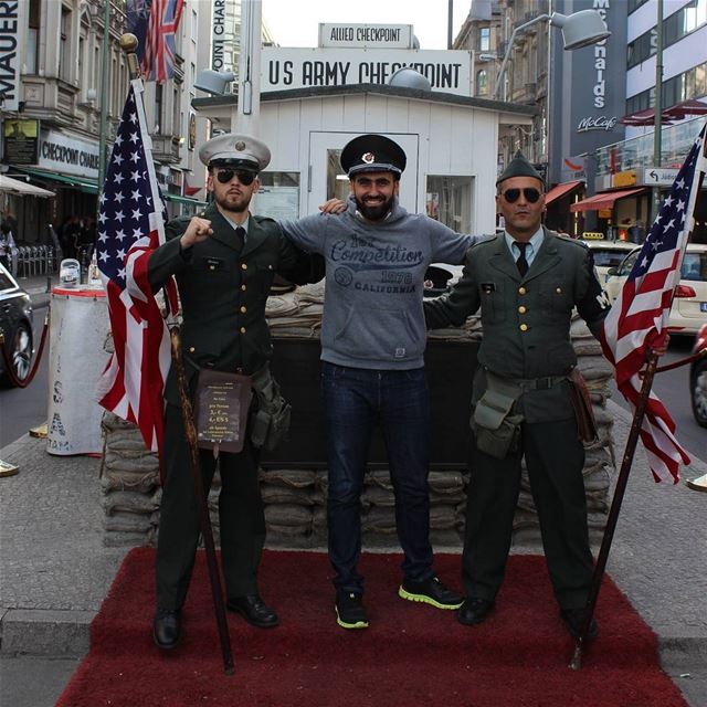 When in  Berlin 🤘.... Germany  berlinwall  europe  tourism  vacation... (Checkpoint Charlie)