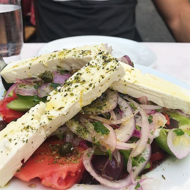 When in Greece 🇬🇷🥗❤️.... visitathens  visitgreece  athens  ... (O Thanasis (kebab))